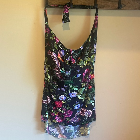Magicsuit Floral Tankini Top Size 12 - Picture 1 of 6